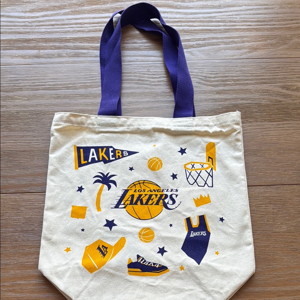 Los Angeles Lakers Canvas Tote Bag